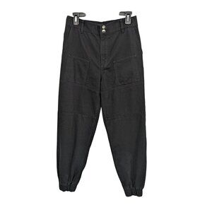 Hot Topic Denim Jogger Pants Women Size S Casual Goth Skater Gorpcore Streetwear
